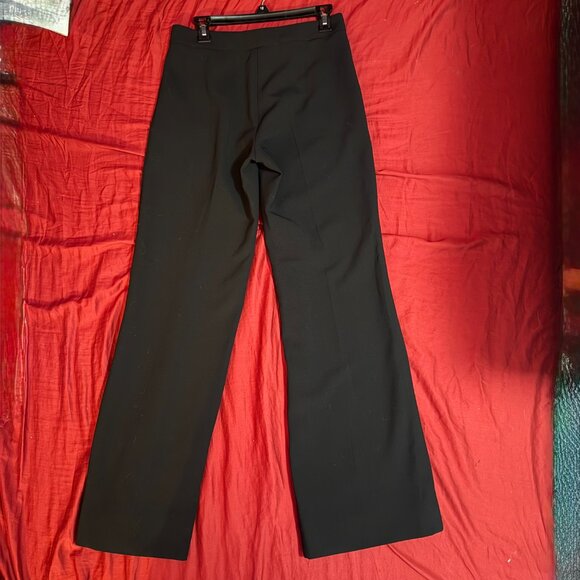 Fendi Black Wool Blend Wide Leg Dress Pants - Picture 2 of 5